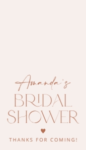 Minimal Boho Bridal Shower Rectangle Favor Tags, Gift Tags, Printable File, SH21: Minimal Boho Baby Shower Favor Tags