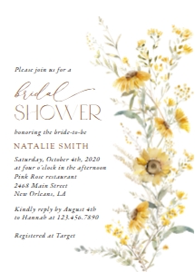 Sunflowers Bridal Shower Mini Bundle - Party Items design preview