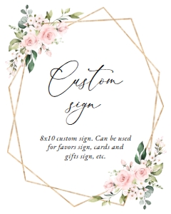 Blush Pink Flowers Wedding Bundle - Party Items design preview