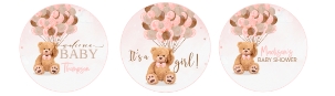 TBP1 - Teddy bear cupcake toppers design preview