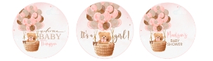 TBP2 - Teddy bear cupcake toppers design preview