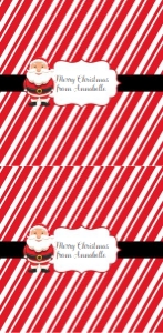 Santa Candy Bar Wrapper: Santa Candy Bar Wrapper