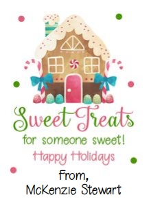 Sweet treats tag design preview