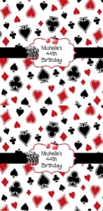 Casino candy bar wrappers design preview