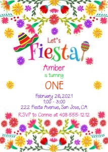 Fiesta invitation: Fiesta invitation