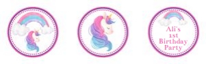 Unicorn cupcake toppers unhb design preview