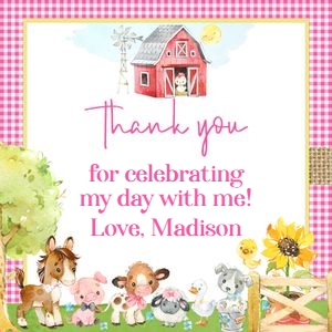 Farm pink checker 3x3 tag: Farm pink checker 3x3 tag