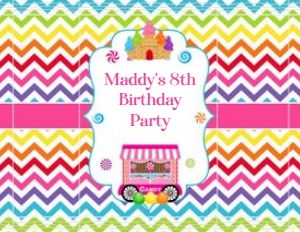 Candy chip bag wrapper design preview