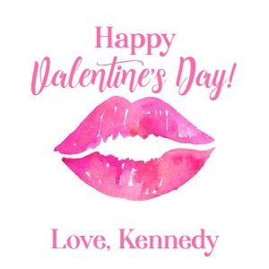 Lip Valentine 3x3 design preview