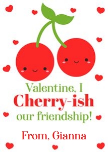 Cherry cherry-ish Valentine 2.5x3.5 design preview