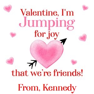 Jumping for joy jump rope 3x3 tag design preview