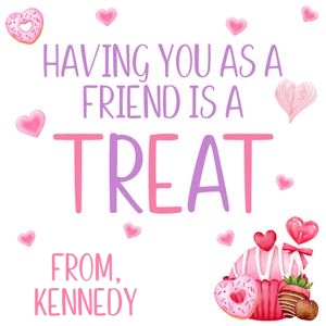 Having you as a friend is a treat 3x3 tag: Having you as a friend is a treat 3x3 tag