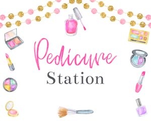 Bundle Spa pedicure station 8x10 not editable: Bundle Spa Menu 8x10 masp