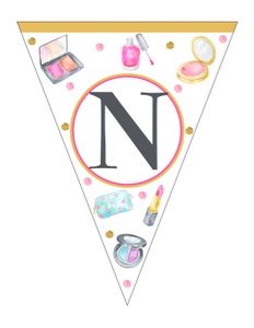 Bundle Spa banner letter N not editable: Bundle Spa Menu 8x10 masp