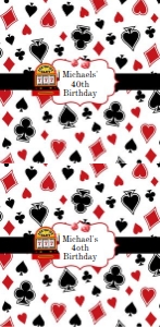 Bundle casino candy bar with slot machine: Bundle casino 8x10 welcome sign cas