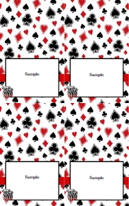 Bundle casino 5x8 cards: Bundle casino 8x10 welcome sign cas