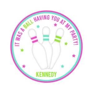 Pink green blue bowling circle tag: Pink green blue bowling circle tag