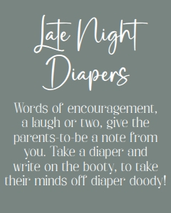 Sage green Late night diapers 8x10 bundle: Sage green Don't say baby 8x10 bundle