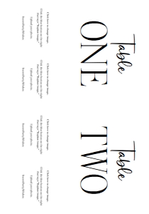 table numbers child photos 5x7 design preview