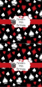 Casino candy bar wrappers CABR bundle: Casino invitation 5x7 CABR bundle