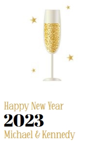Minimalist New Years Eve 2023 2.5x3.5 tag bundle: New Years Eve 5x7 invitation MNYP bundle
