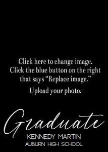 Graduation announcement 5x7 #2427 design preview