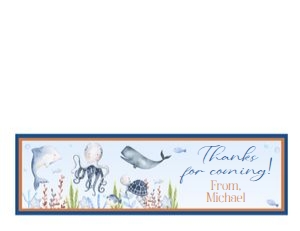 Ocean and sea bag topper USCE bundle: Ocean birthday invitation 5x7 USCE bundle