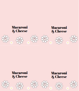 Smiley face food card SMTE design preview
