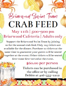 Crab feed flyer 8.5x11 design preview