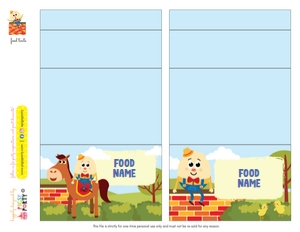 Humpty Dumpty Food Labels: Humpty Dumpty Party Decorations Kit