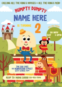 Humpty Dumpty Invitation: Humpty Dumpty Party Decorations Kit