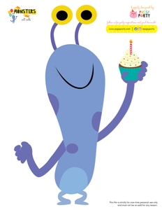 Monsters Cut-Outs: Monsters Party Kit