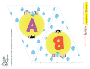 Itsy Bitsy Spider Banner: Itsy Bitsy Spider Party Kit