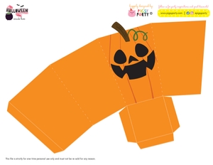 Halloween Favor Boxes: Halloween Party Kit