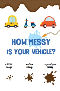 Car Wash How Messy Sign: Car Wash How Messy Sign