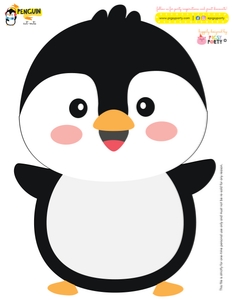 Penguin Cut-Outs: Penguin Party Kit