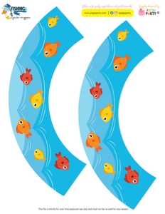 Fishing Cupcake Wrappers: Fishing Ultimate Bundle