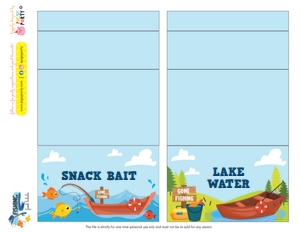 Fishing Food Labels: Fishing Ultimate Bundle