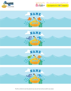 Submarine Drinks Labels: Submarine Ultimate Bundle Kit
