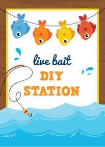 Fishing Live Bait Station Sign: Fishing Ultimate Bundle