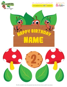 Ants go Marching Cake Topper: Ants Go Marching Ultimate Bundle