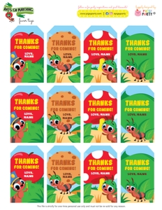 Ants go Marching Favor Tags: Ants Go Marching Ultimate Bundle