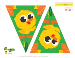 Little Ducks Banner Deco: Little Ducks Party Kit