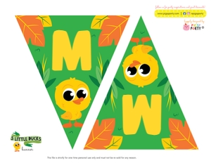 Little Ducks Banner design preview