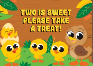 Little Ducks Treats Sign design preview