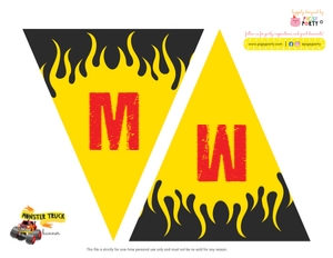 Monster Truck Banner design preview