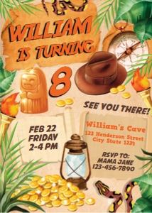 Indiana Jones Party Decorations Kit design preview