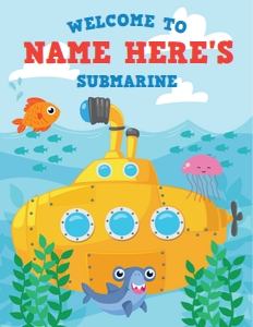 Submarine Party Sign: Submarine Ultimate Bundle Kit