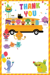 Super Simple Songs Thank You card: Super Simple Songs Party Decorations Kit