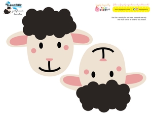 Baa Baa Black Sheep Banner Deco: Baa Baa Black Sheep Party Kit